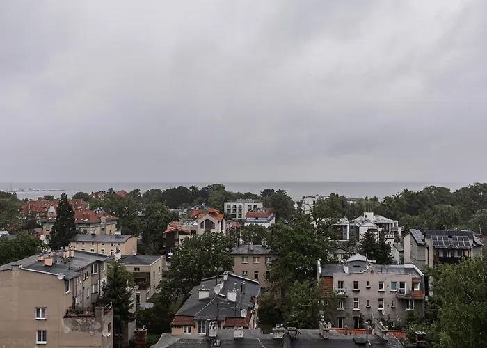 Lägenhet Chill - Budzetowy Komfort Z Widokiem Na Morze Sopot